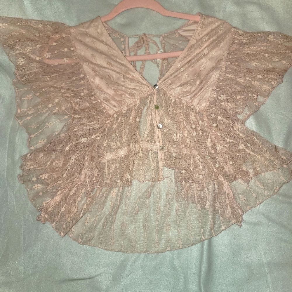 Pink Lace top